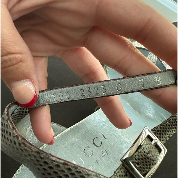 Gucci Snakeskin Sandal - Picture 4 of 5